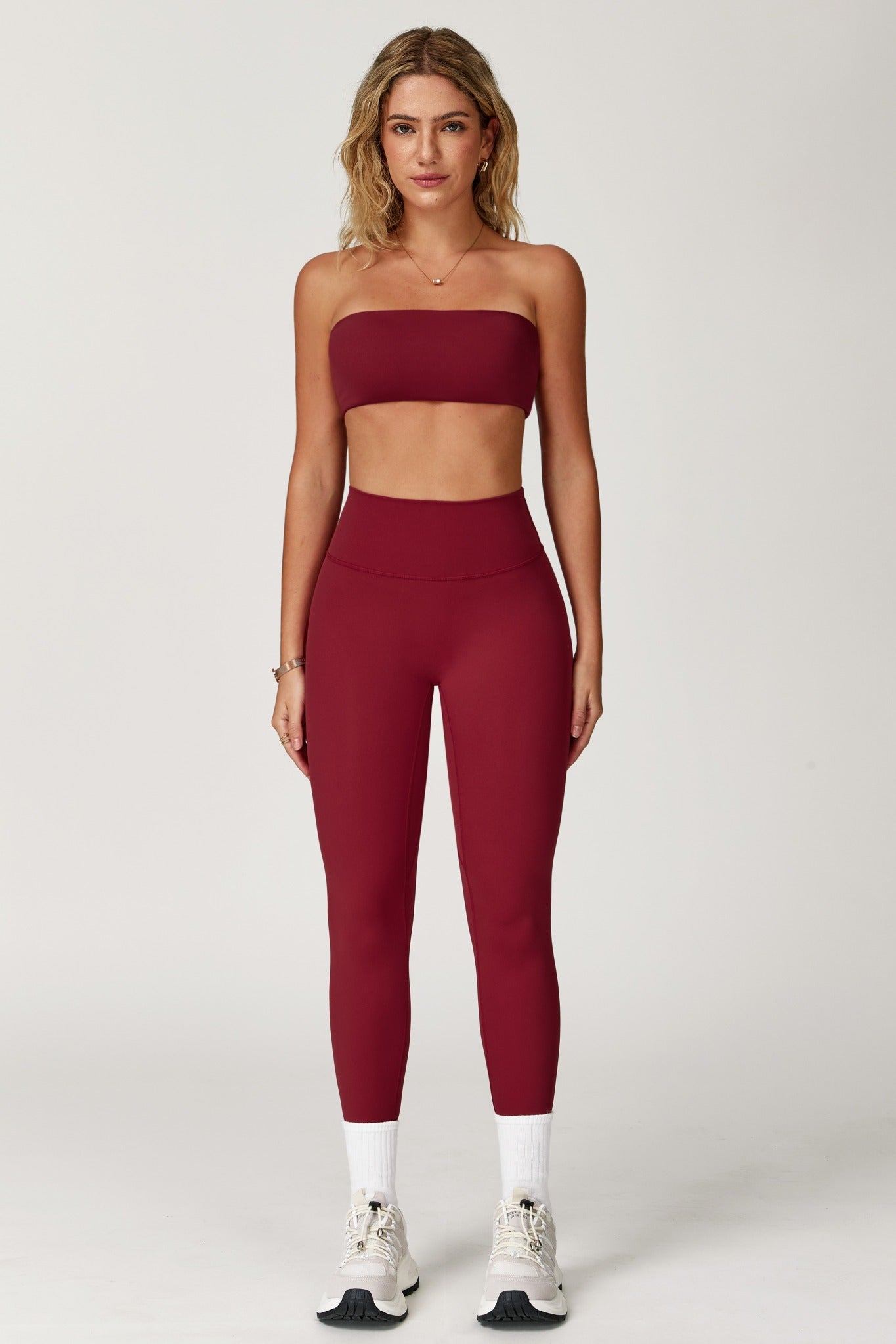 Aria Leggings - Maroon