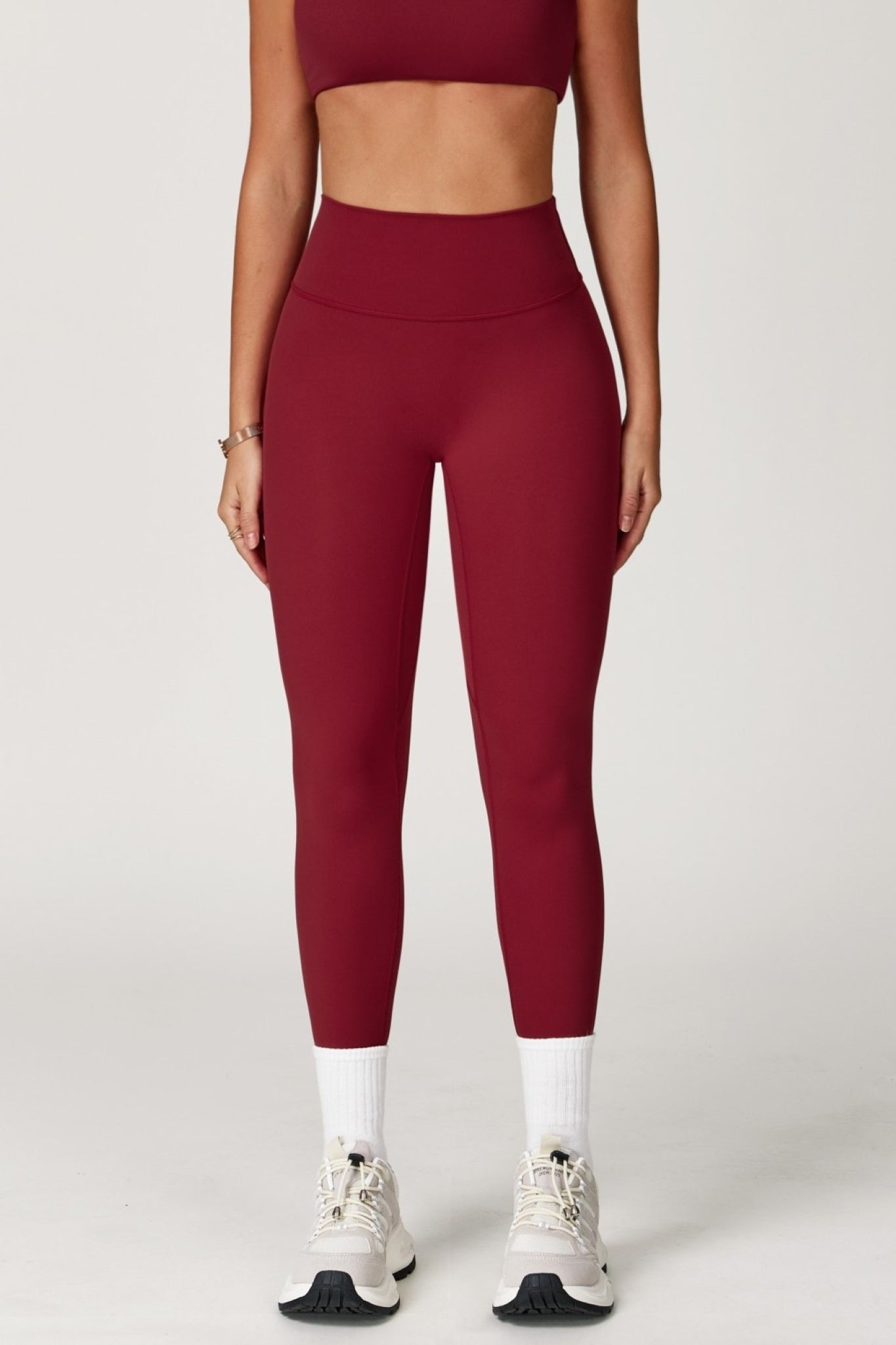 Aria Leggings - Maroon