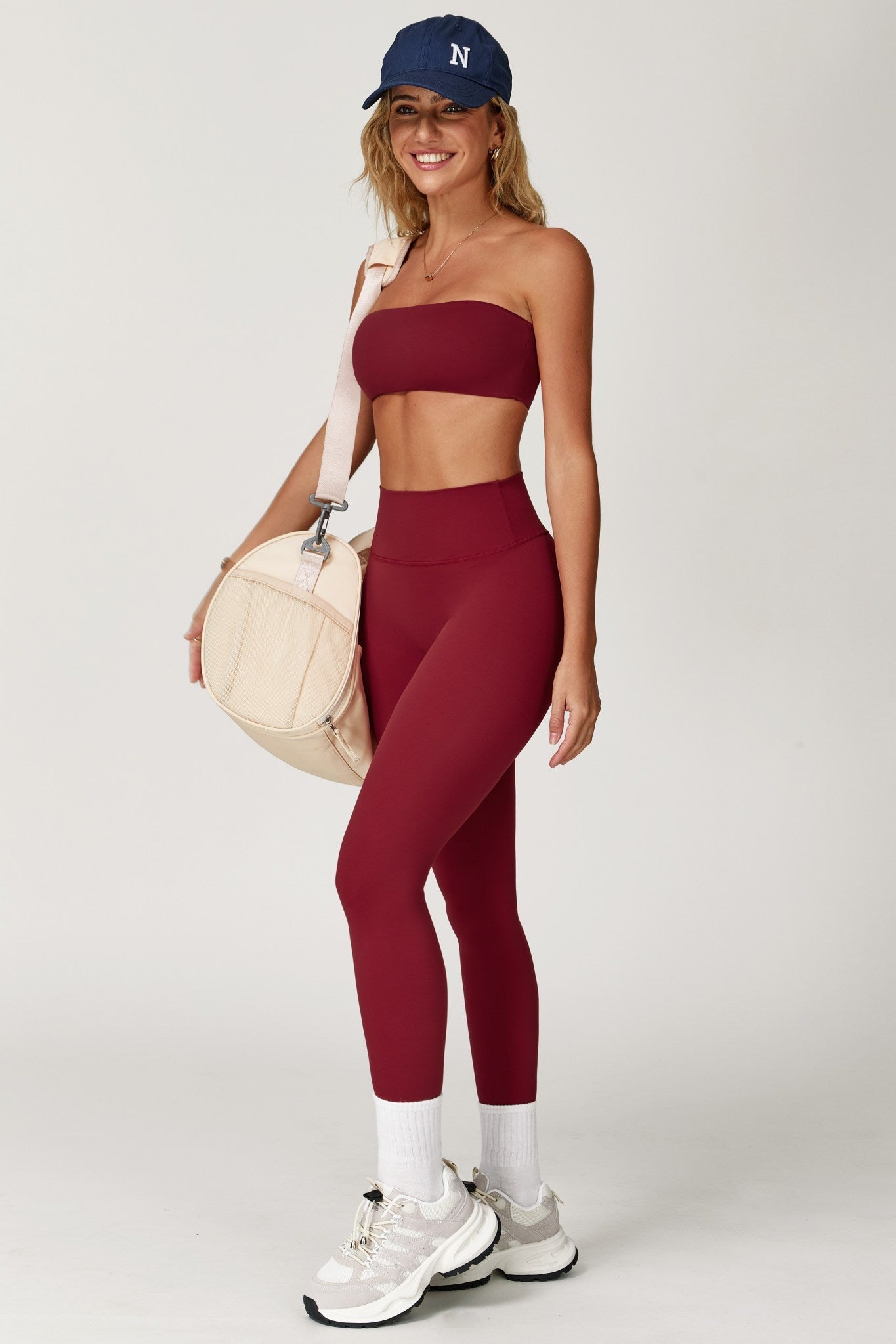 Aria Leggings - Maroon