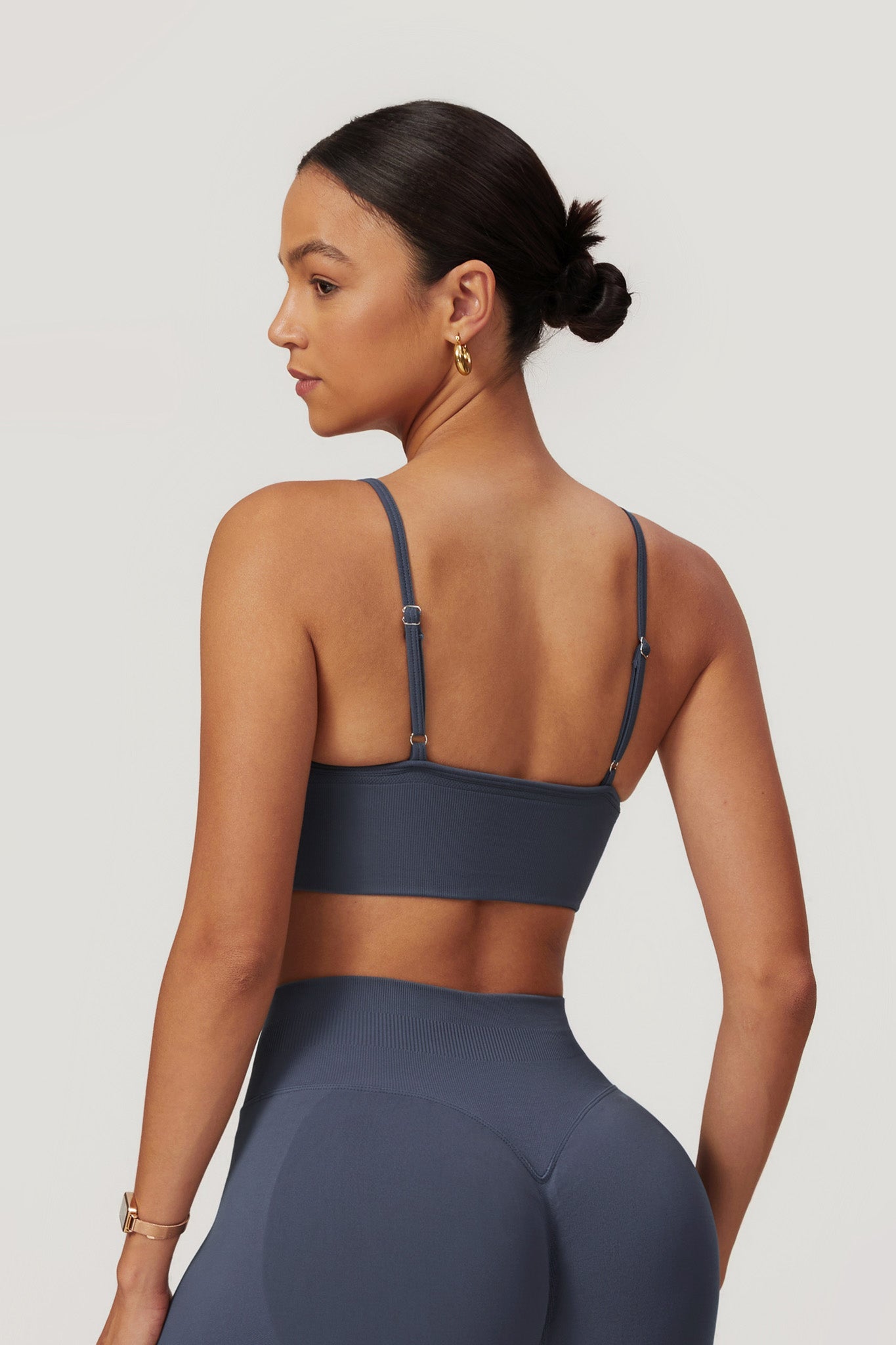 Briana Minimalistic Sports Bra - Navy