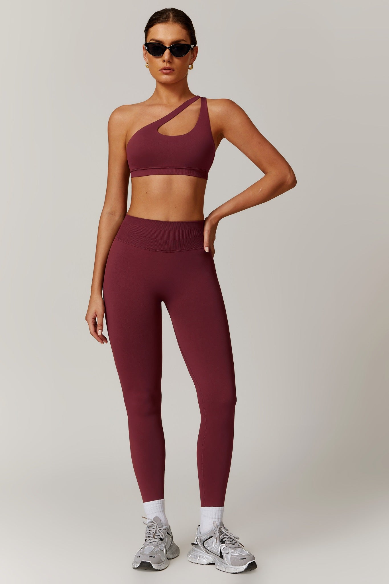 Briana Leggings - Maroon