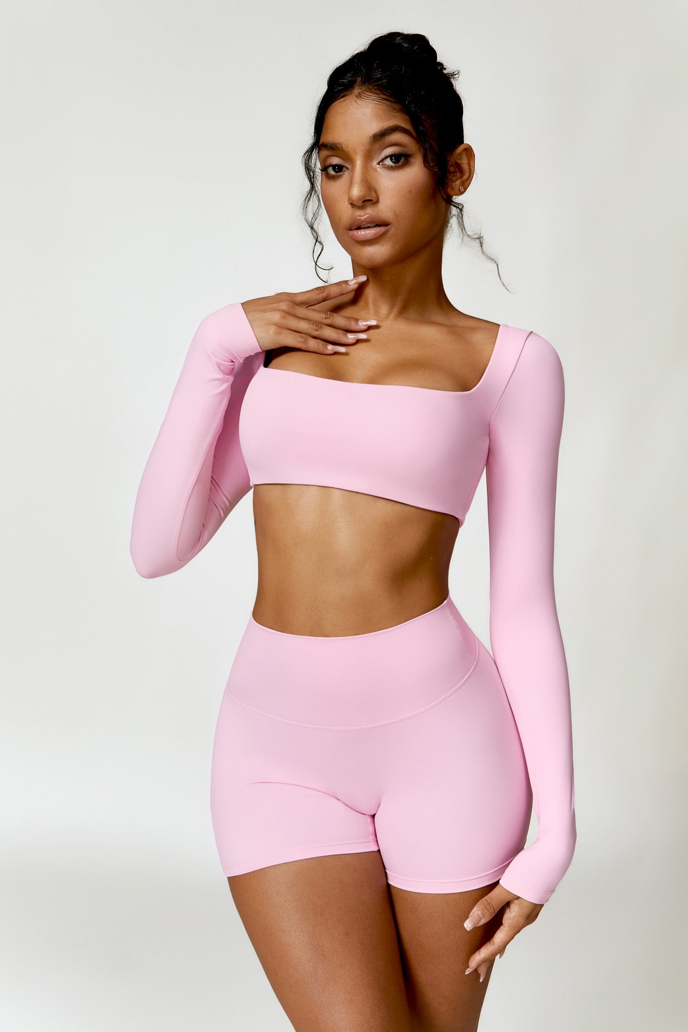 Camila Crop Top - Pink