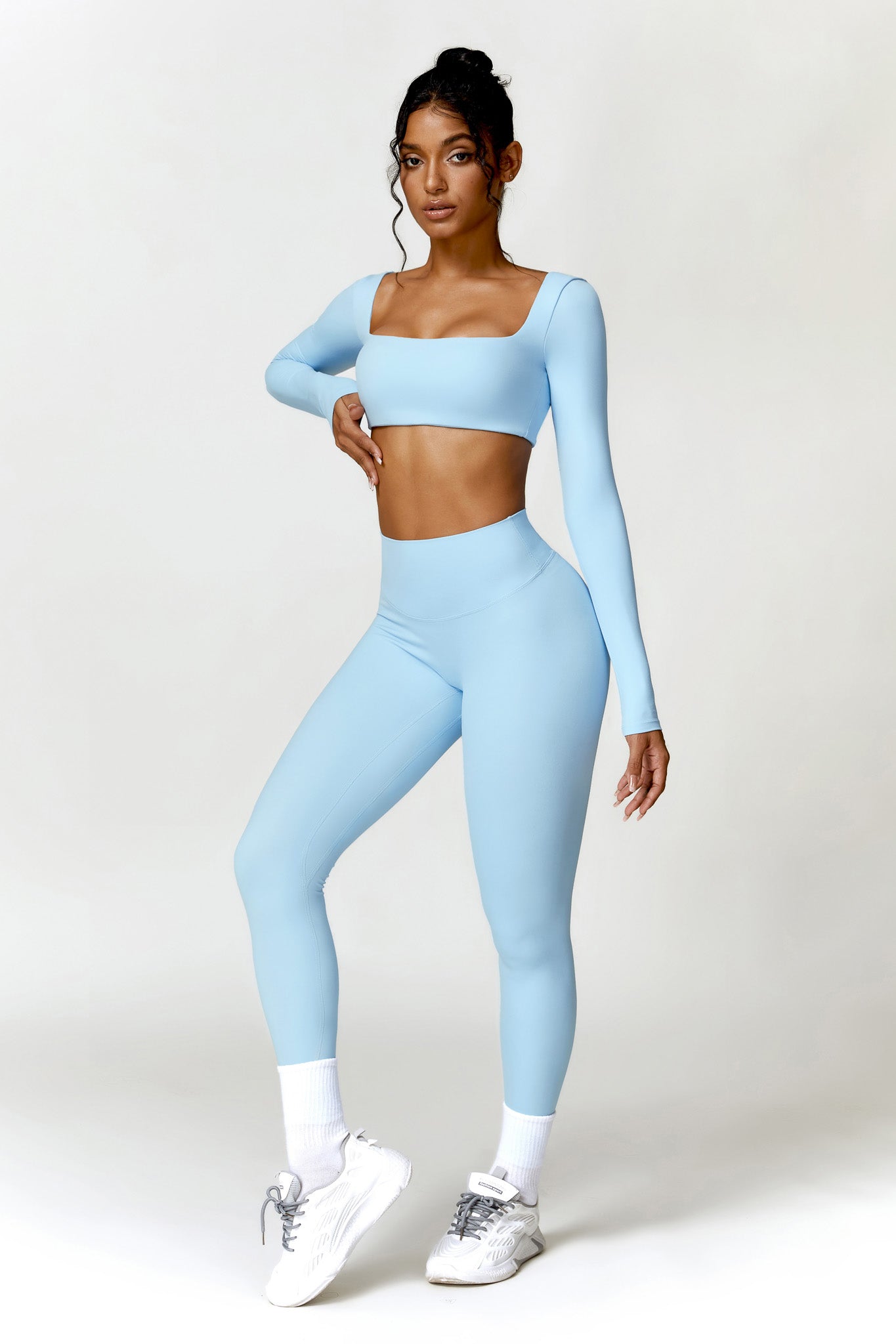 Camila Leggings - Ice Blue