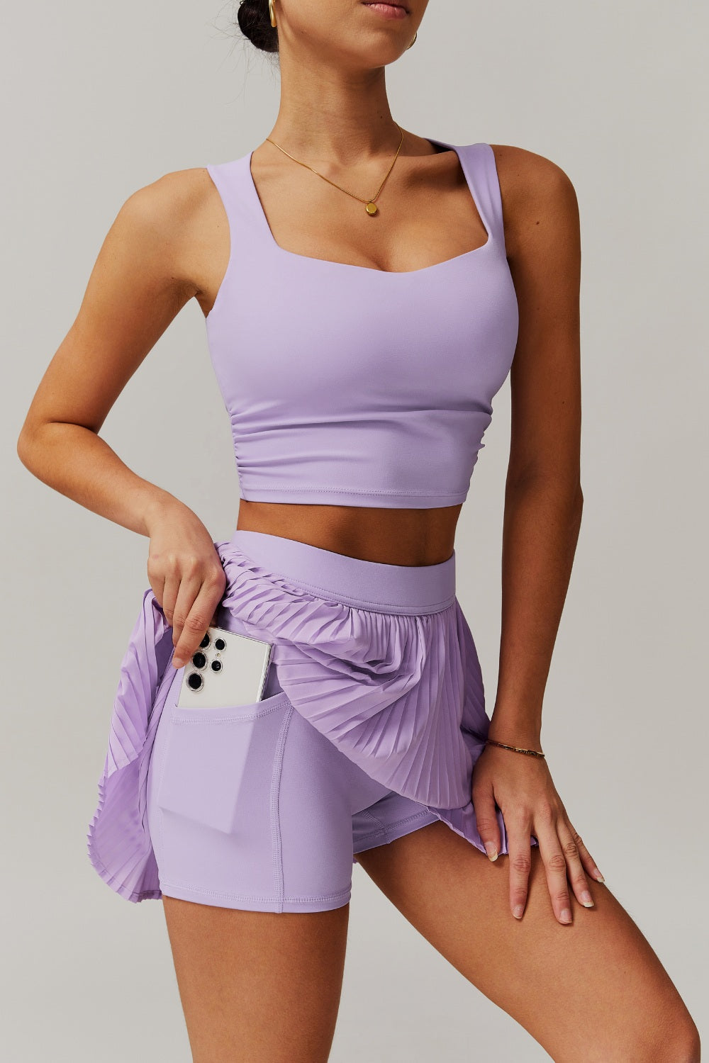 Chelsea Mini Skirt - Tropical Violet