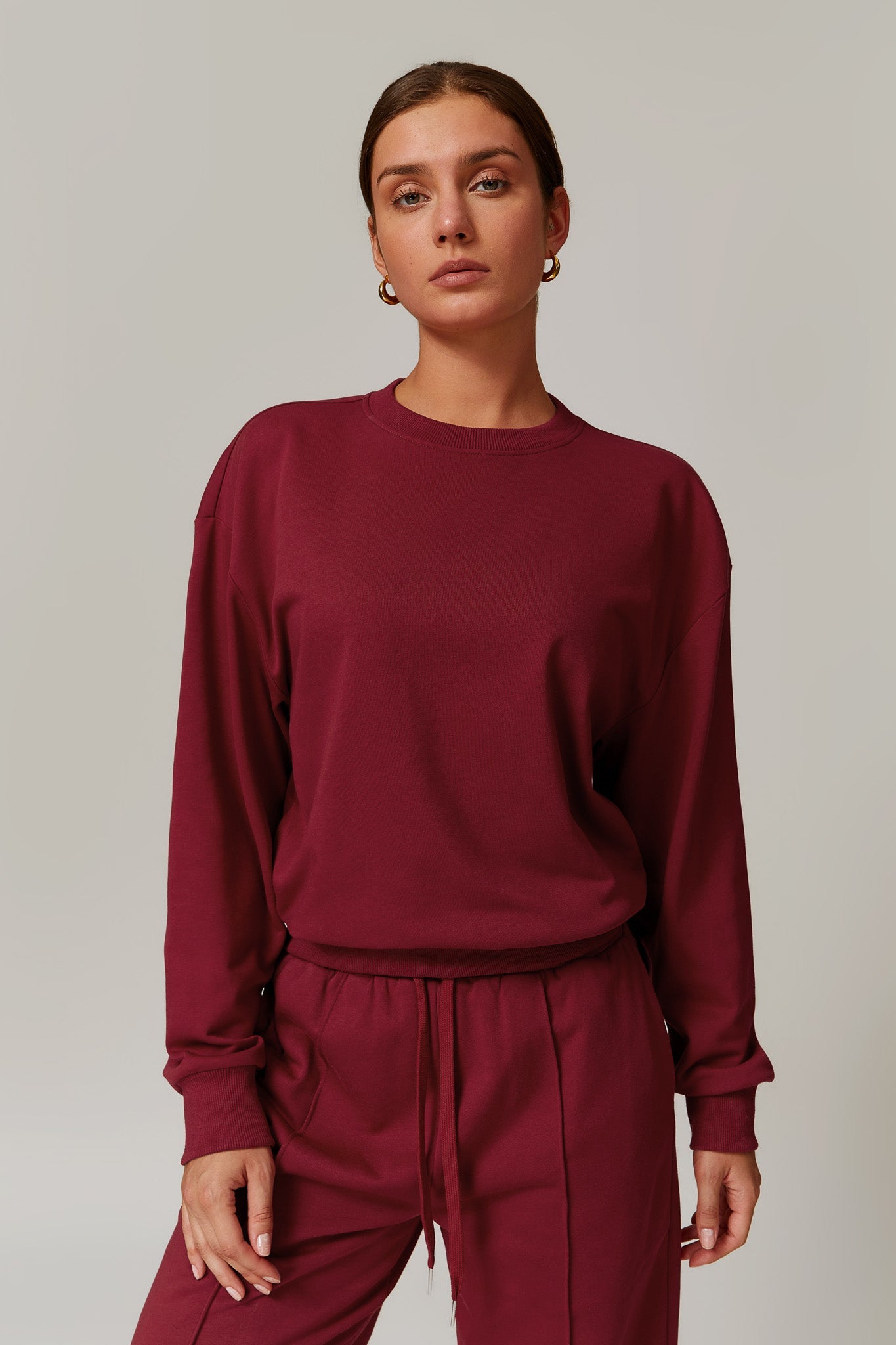 Ellie Sweatshirt - Maroon