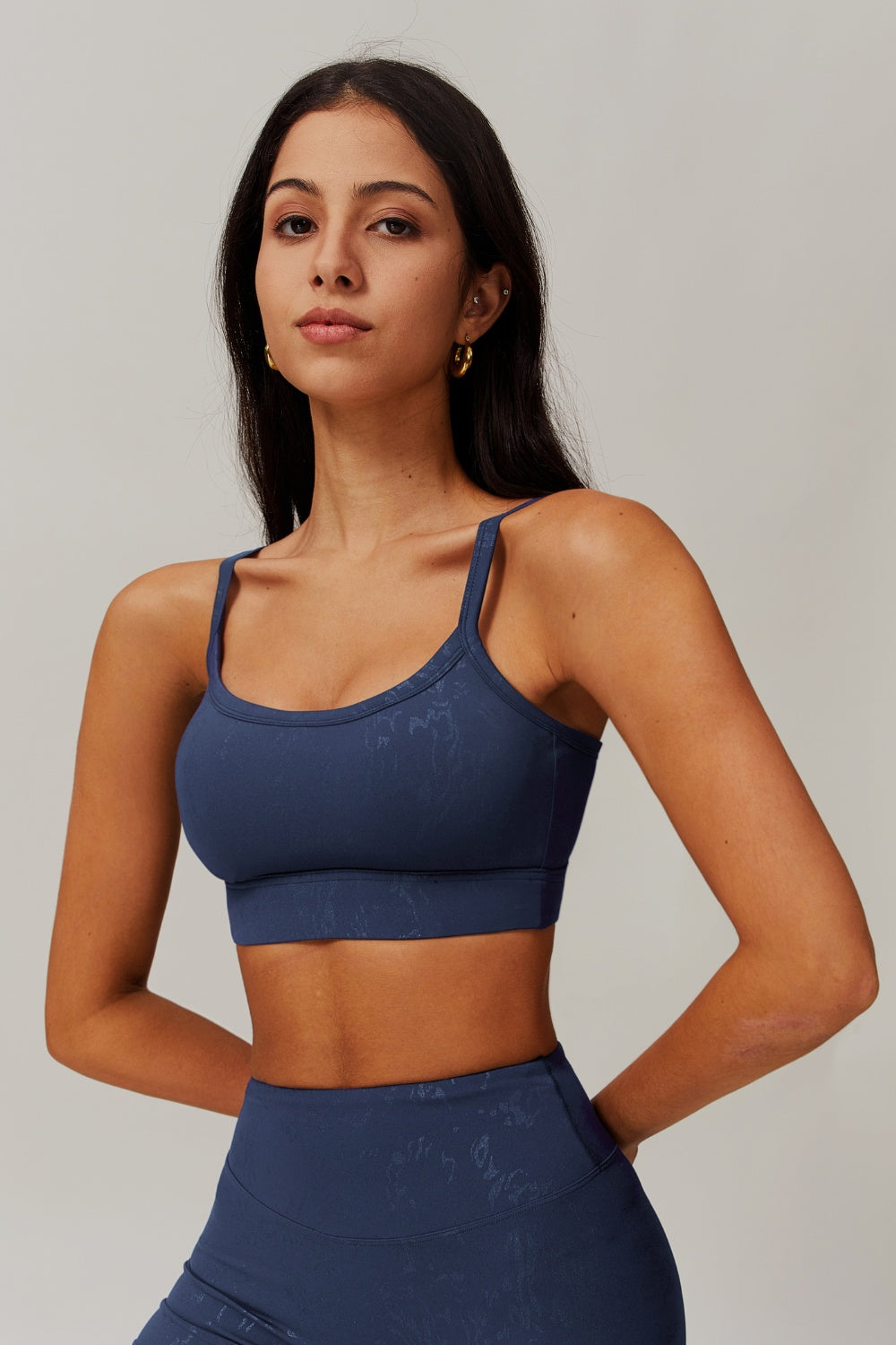 Emily Sports Bra - Navy