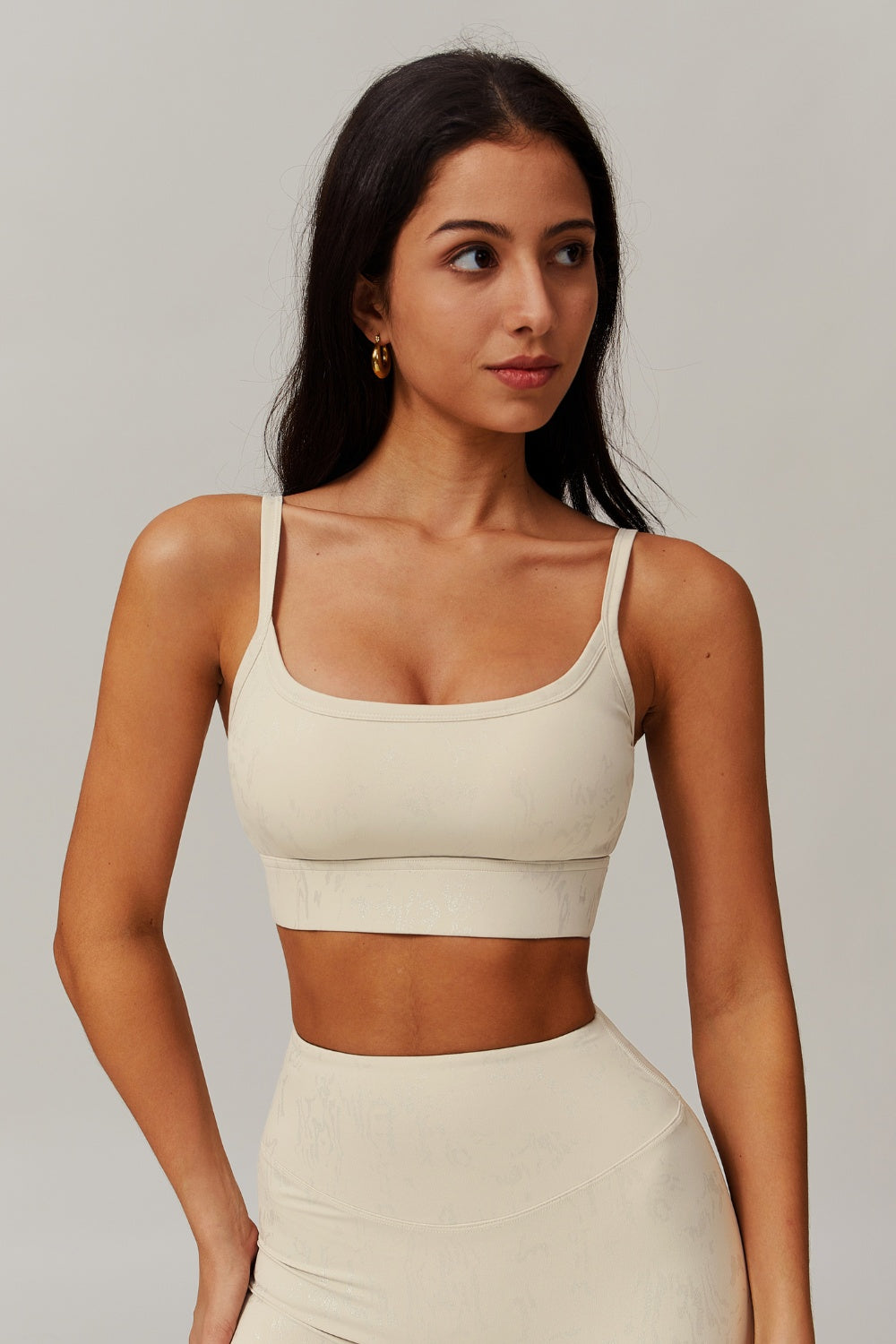 Emily Sports Bra - Cream