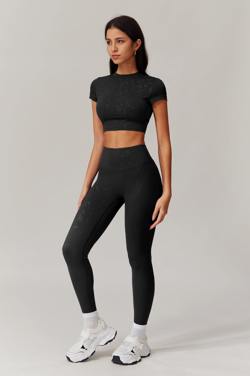 Emily Crop Top - Black