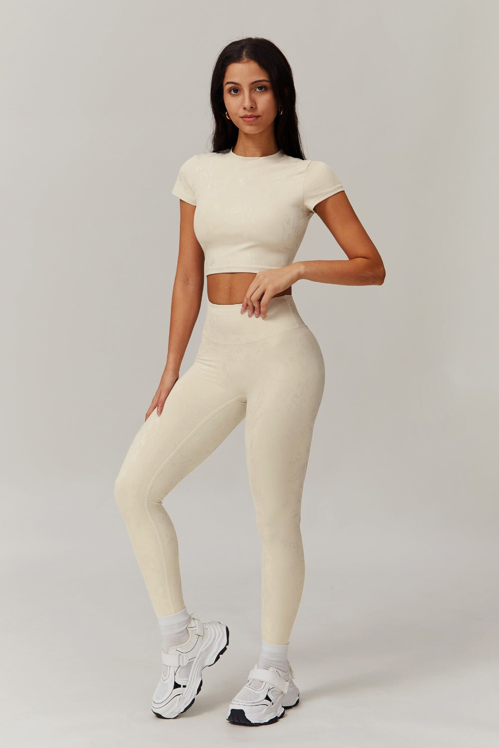 Emily Crop Top - Cream