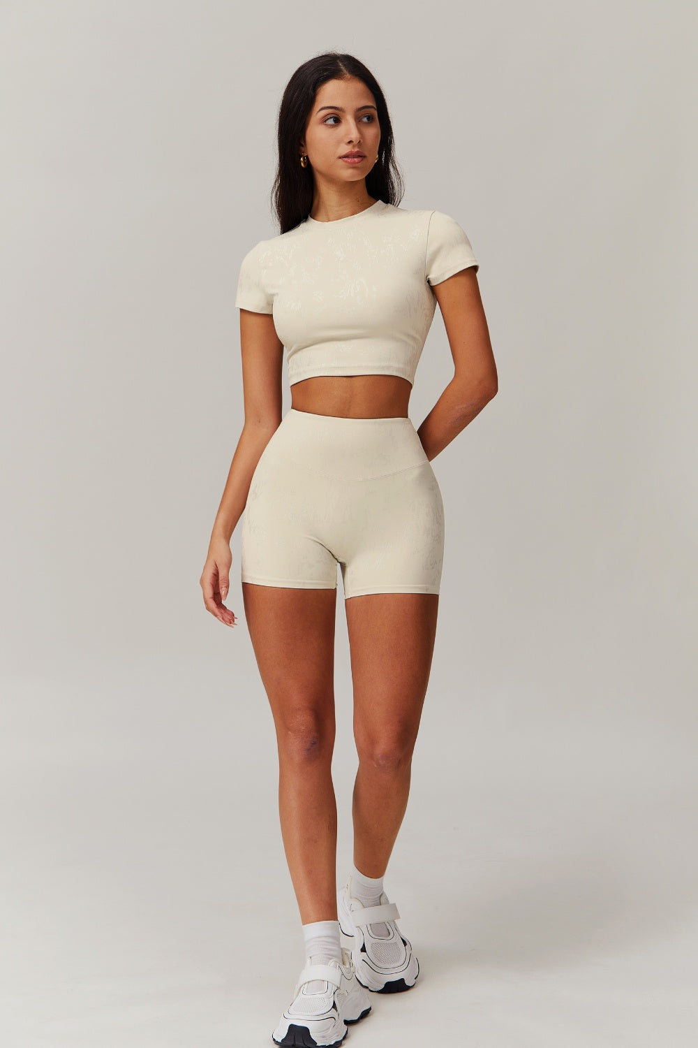 Emily Crop Top - Cream