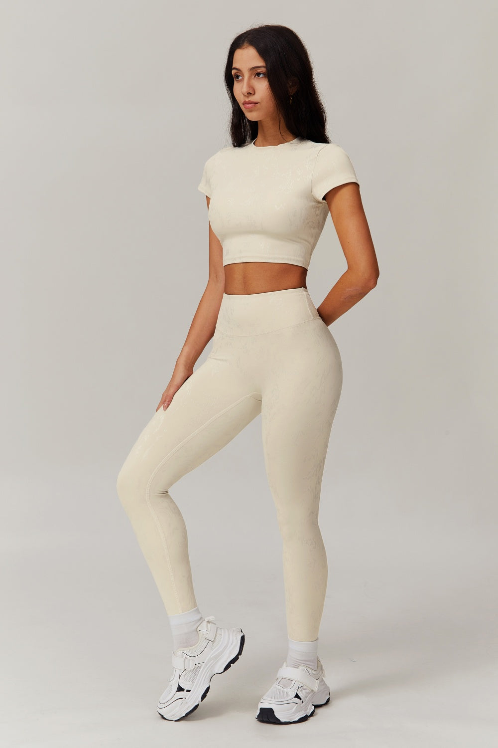 Emily Crop Top - Cream