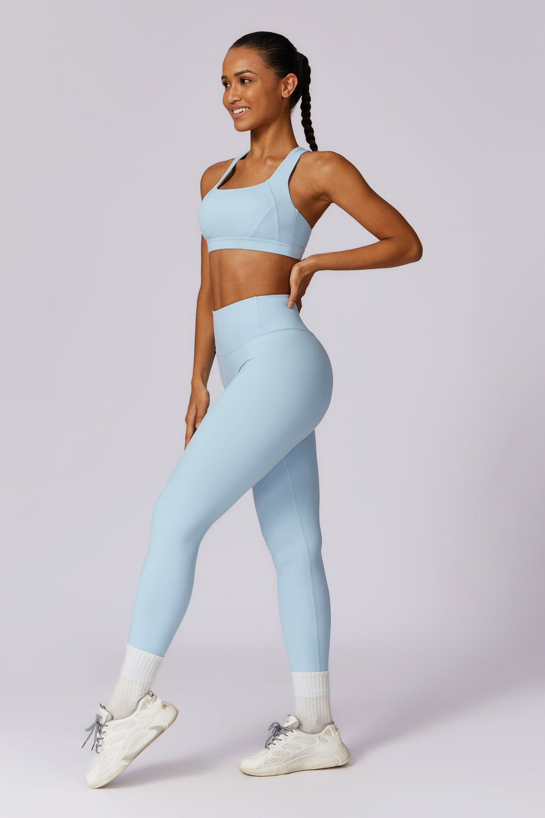 Flex Leggings - Ice Blue