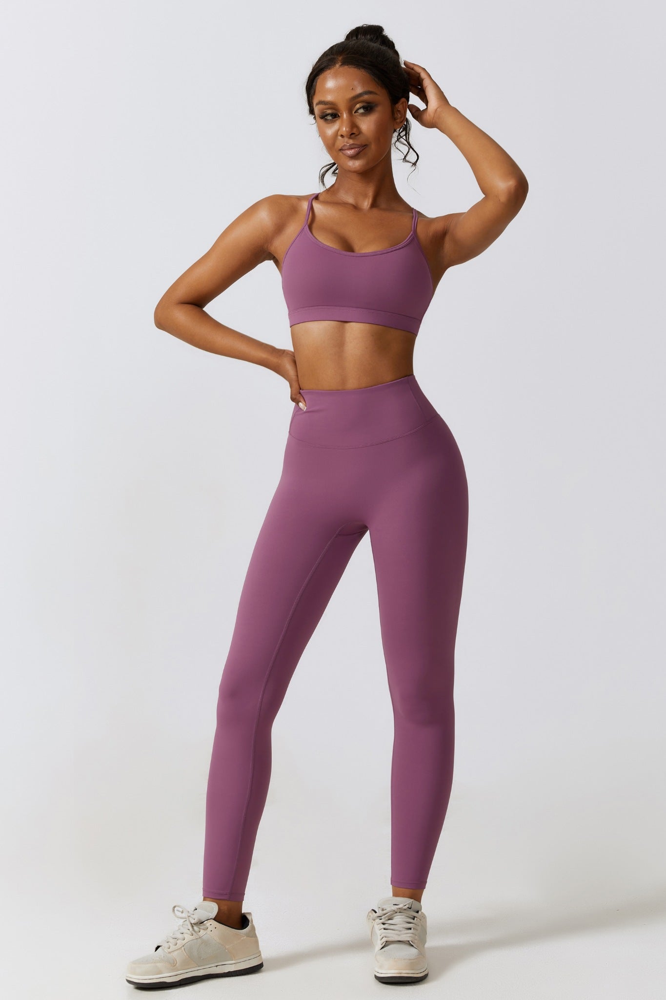 Flex Leggings - Plum