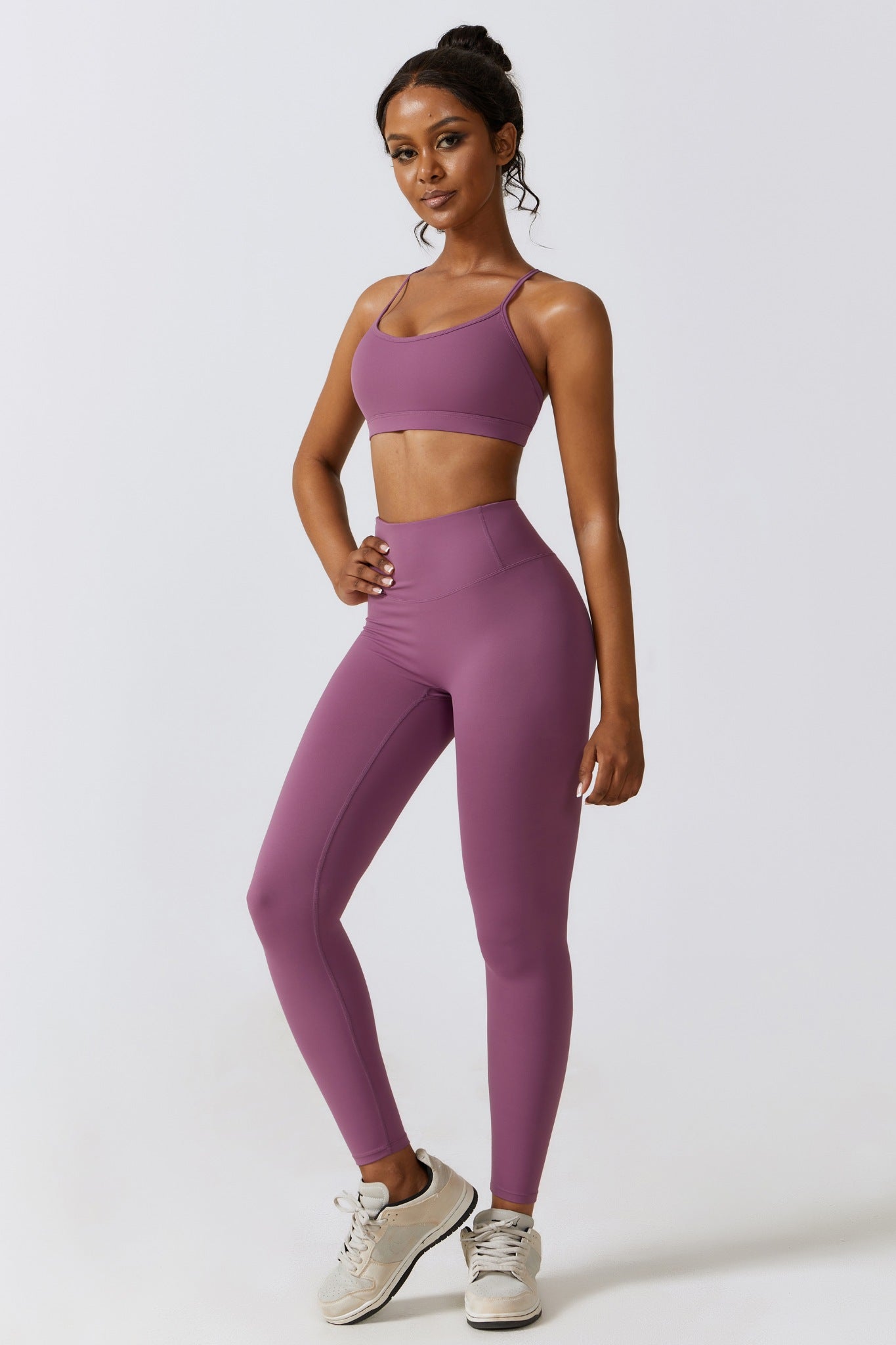 Flex Leggings - Plum