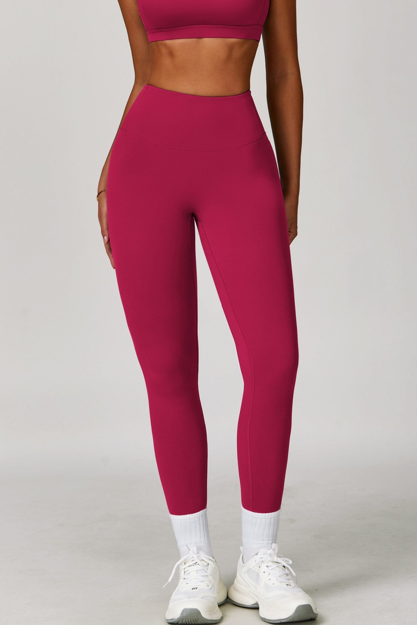 Flex Leggings - Cranberry