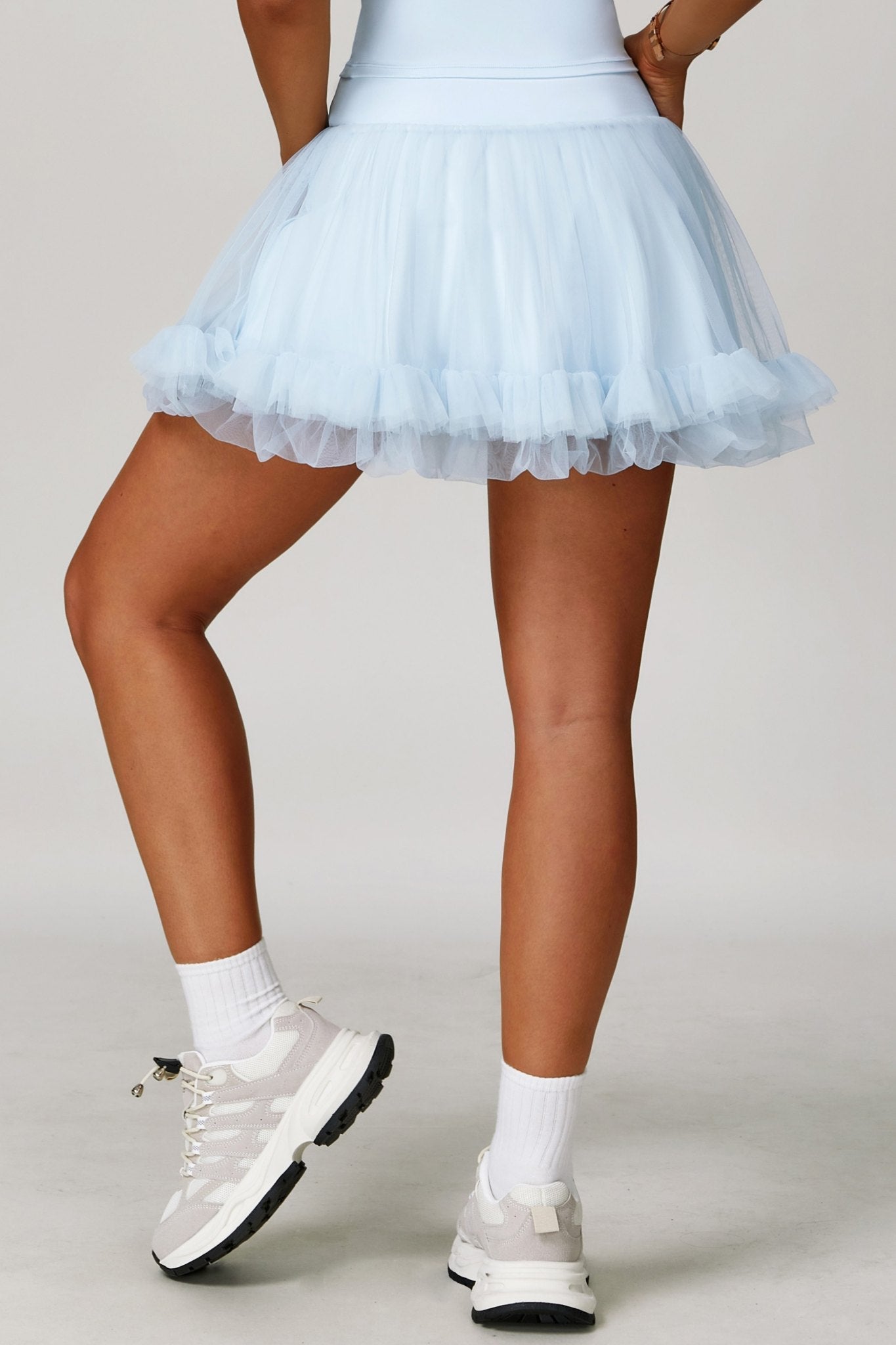 Liana Mini Skirt - Powder Blue