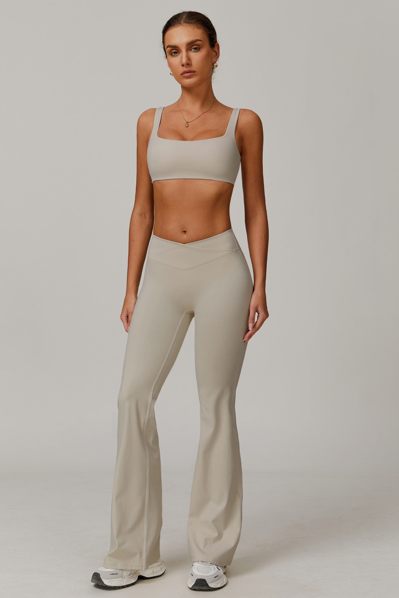 Maeve Flare Leggings - Ivory