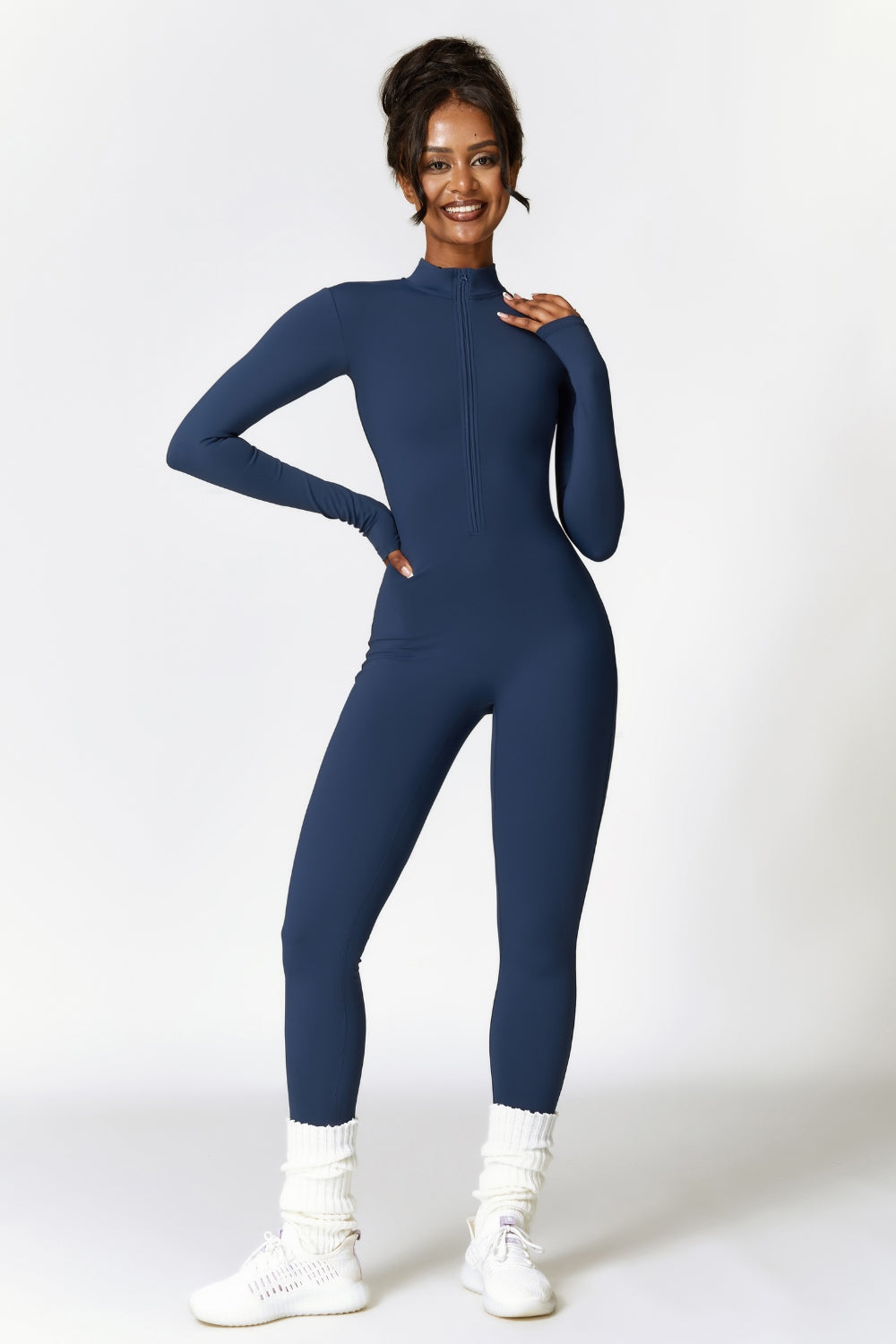 Mia Jumpsuit Winter Edition - Navy