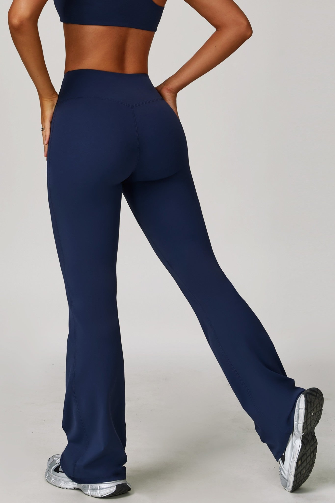 Stacey Flare Leggings - Navy