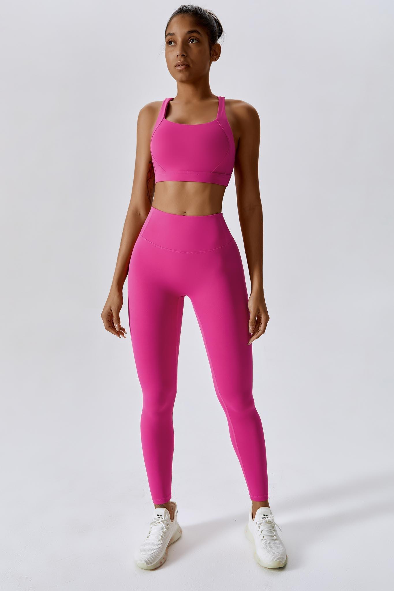 Flex 3-Piece Leggings Set - Magenta