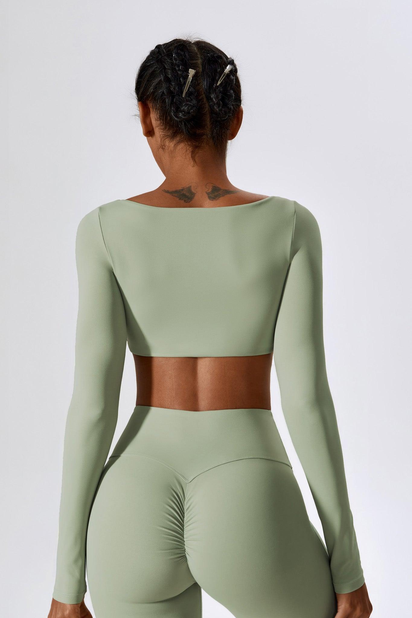 Haven Crop Top - Pistachio