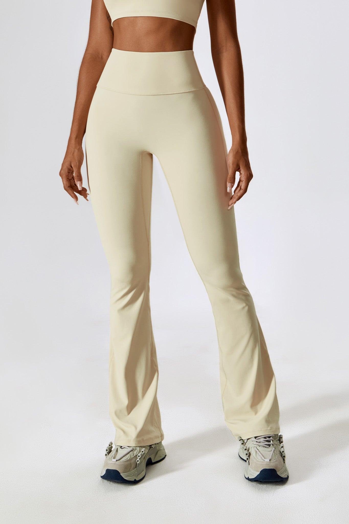 Haven Flare Leggings - Cream