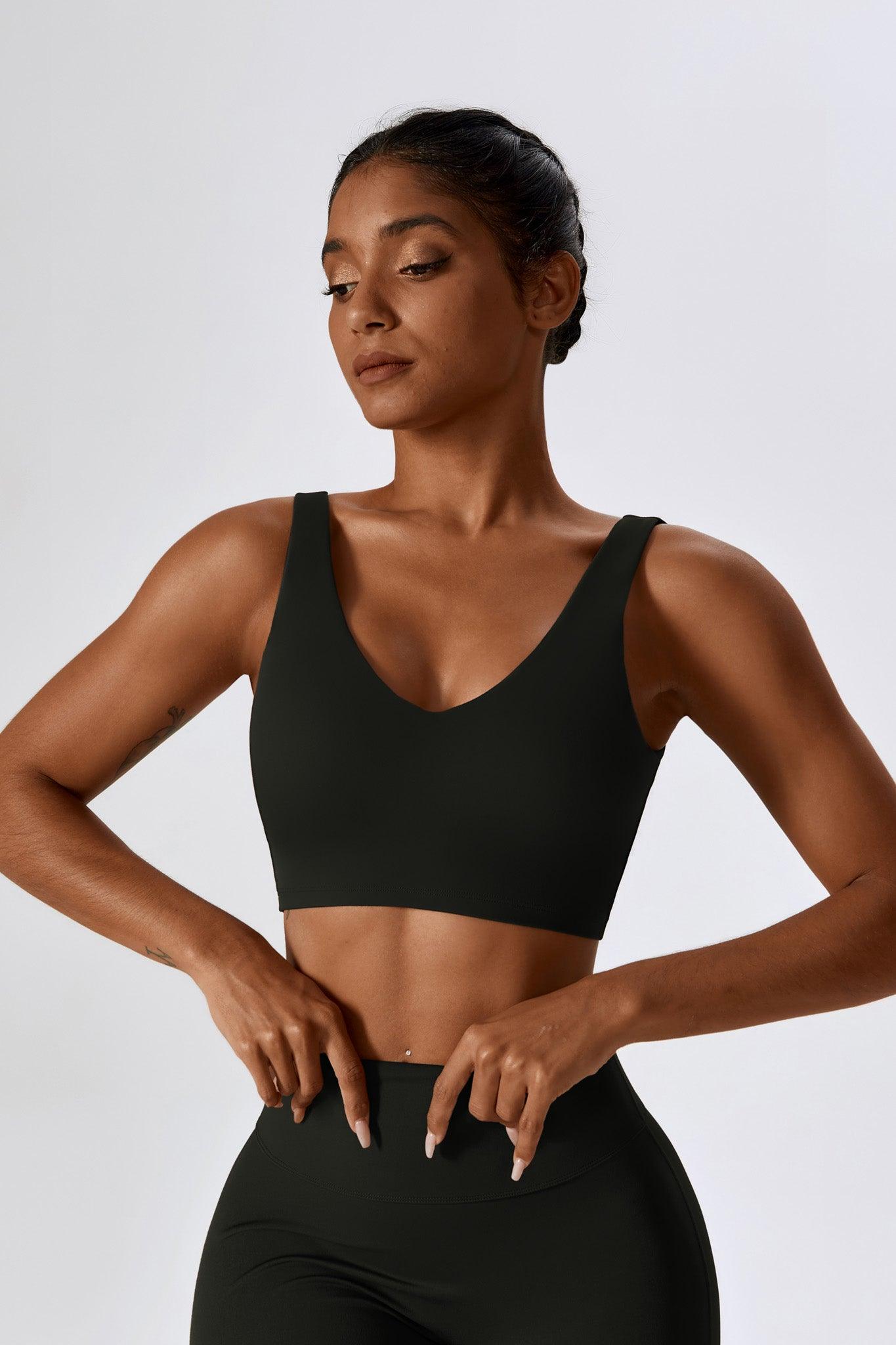 Haven Minimalistic Sports Bra - Black