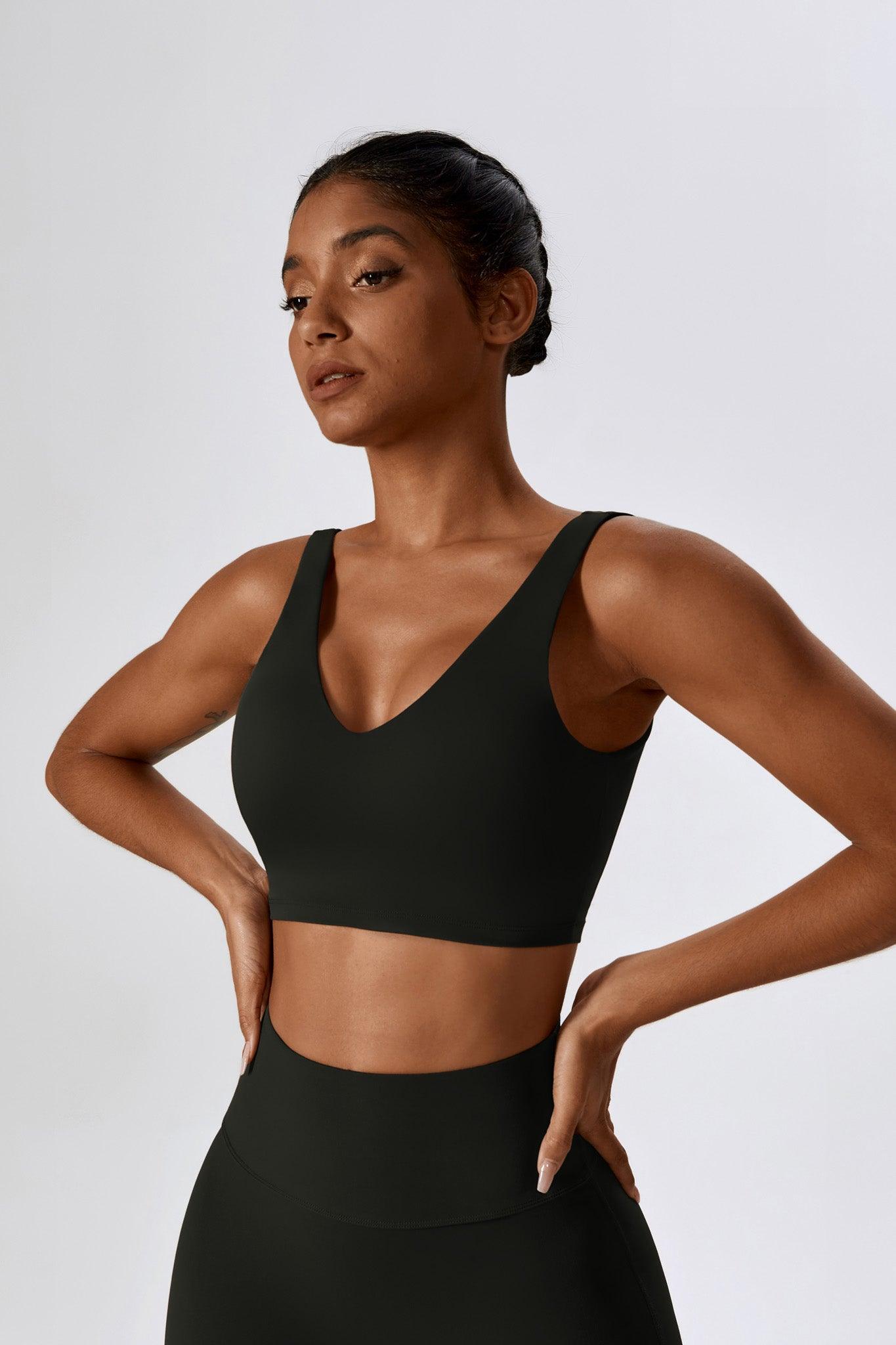 Haven Minimalistic Sports Bra - Black