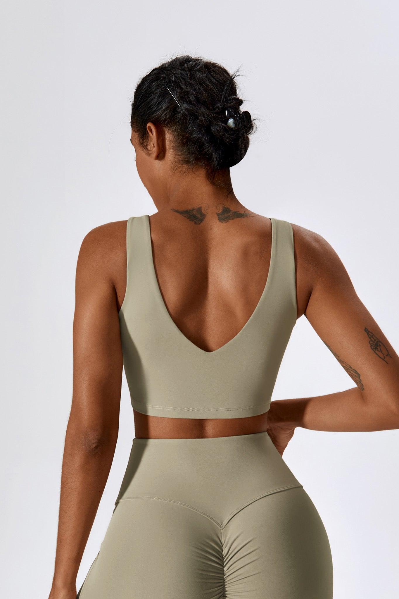 Haven Minimalistic Sports Bra - Nude