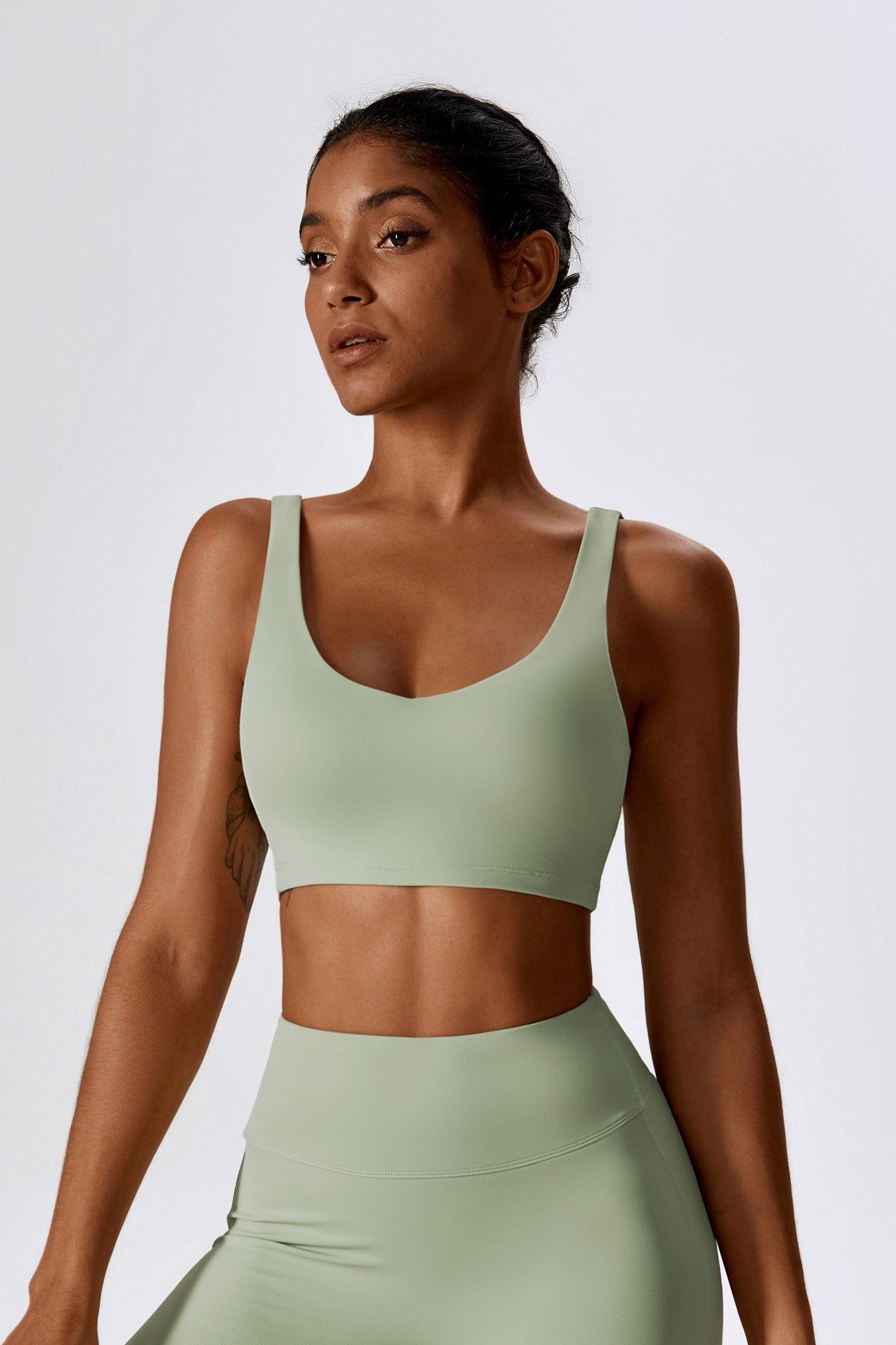 Haven Minimalistic Sports Bra - Pistachio