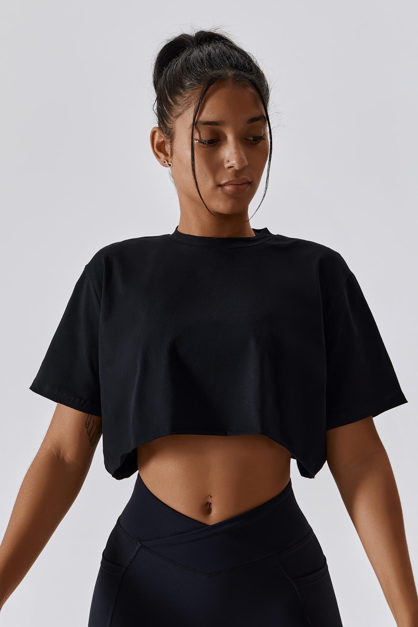 Impulse Crop Top - Black