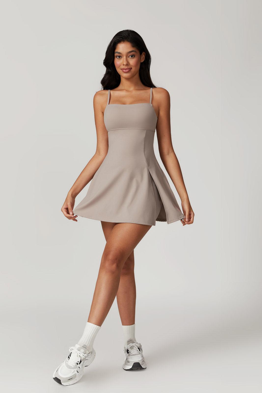 Katerina Mini Dress - Nude