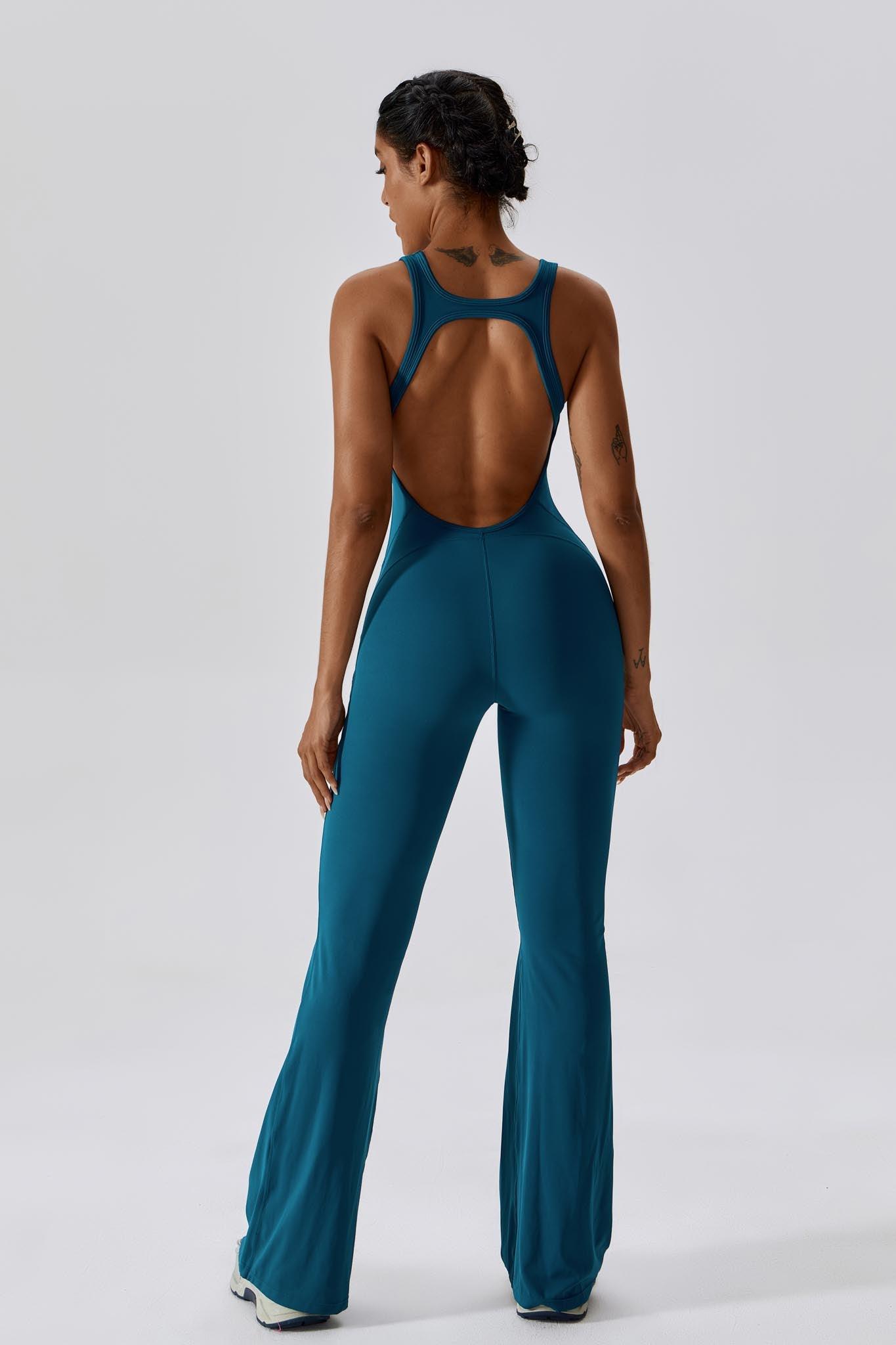 Maya Jumpsuit - Peacock Blue