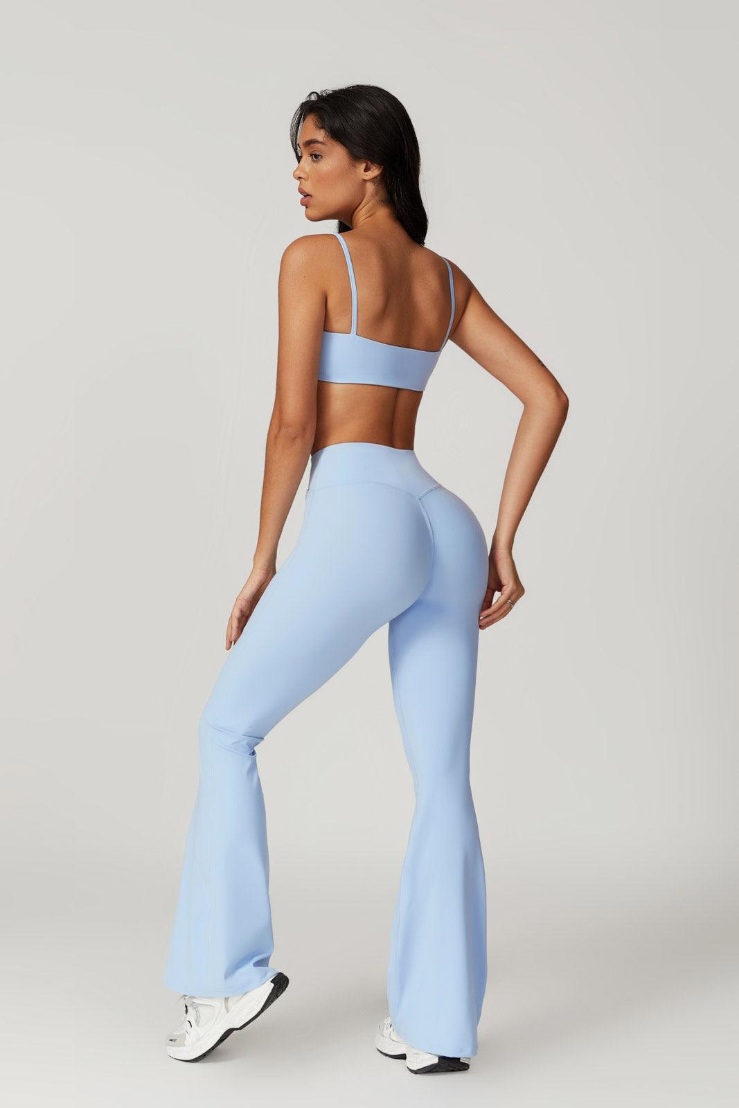 Zoe Flare Leggings - Ice Blue