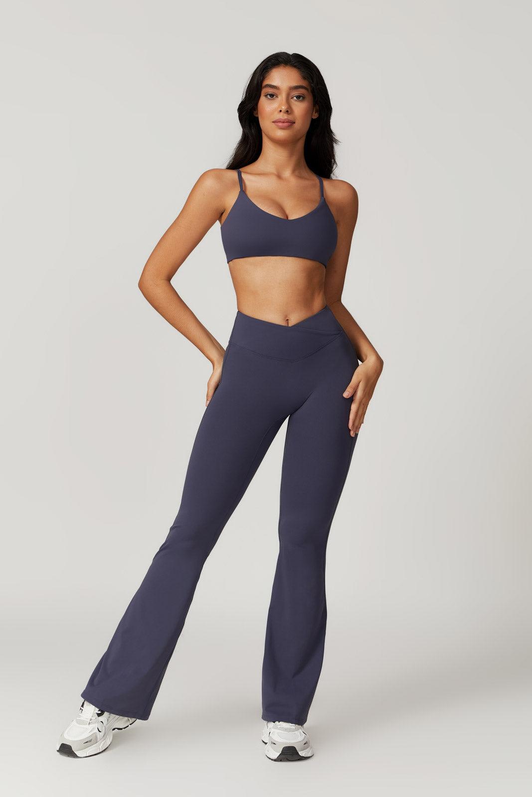 Zoe Flare Leggings - Navy